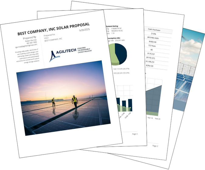 Estimated Annual Solar Production